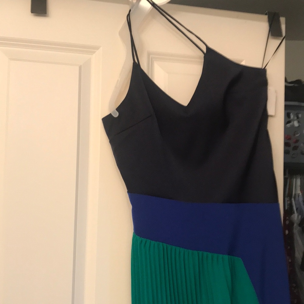 Two. Size 4. Spaghetti strap. Bridesmaid. Or formal dresses. Calf length